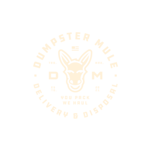 Dumpster Mule Badge Logo