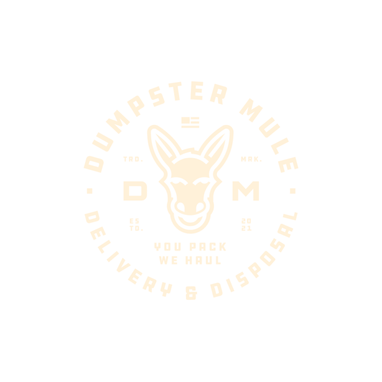 Dumpster Mule Badge Logo